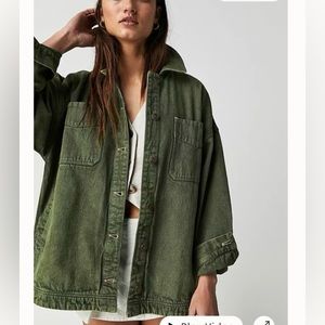 We The Free Madison City Denim Jacket size medium